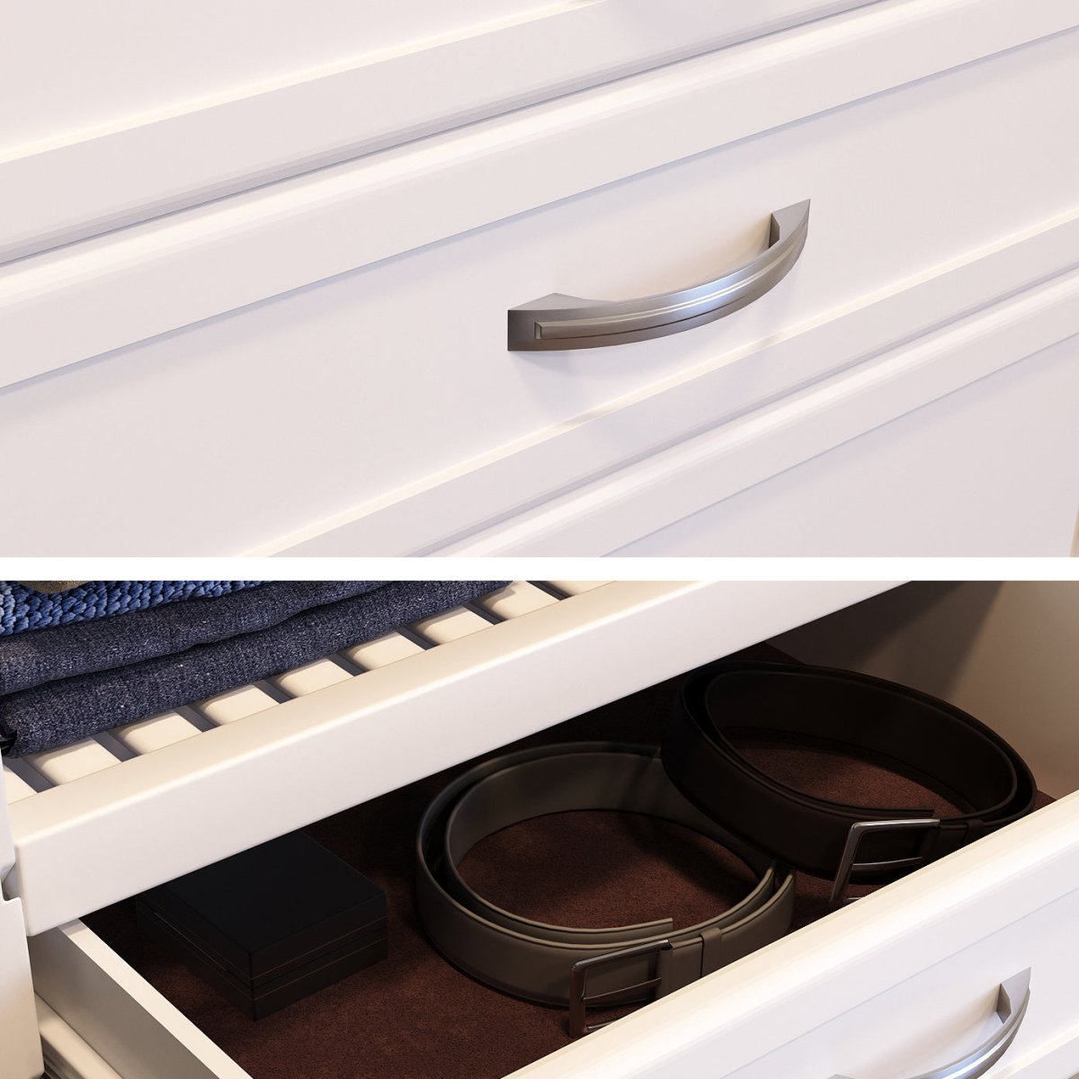 Solid Wood Closet Organizer with 6 Drawers Shaker - John Louis Home - Closet Organizers