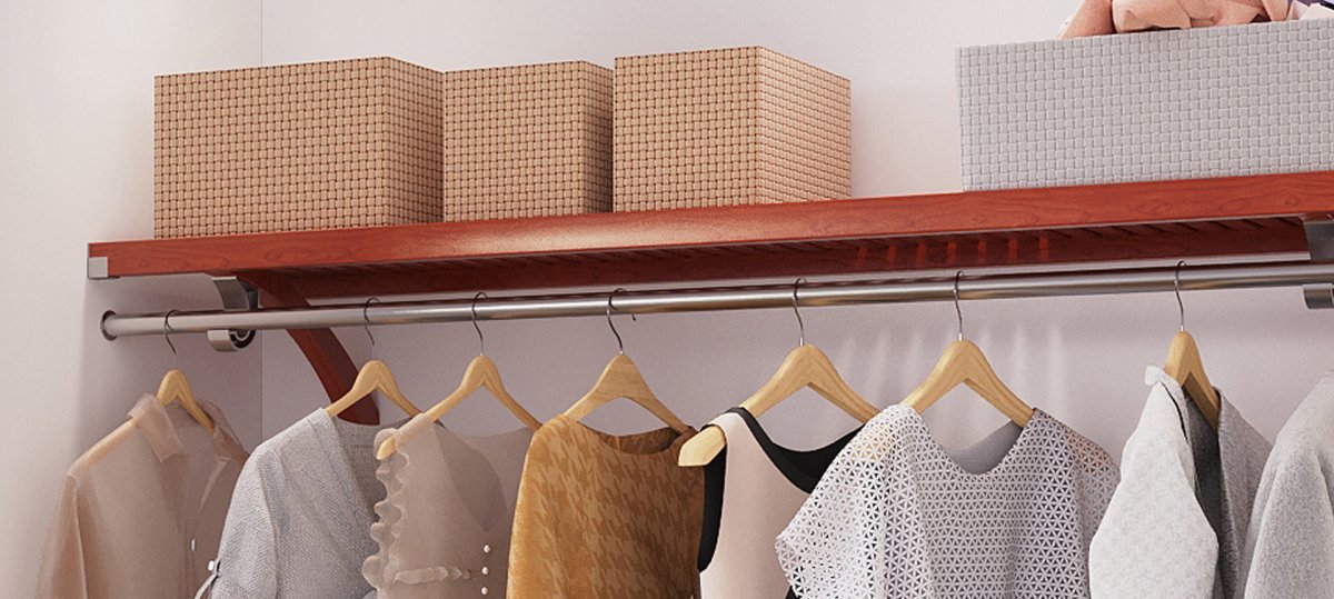 Closet Rods, Brackets, & More - John Louis Home