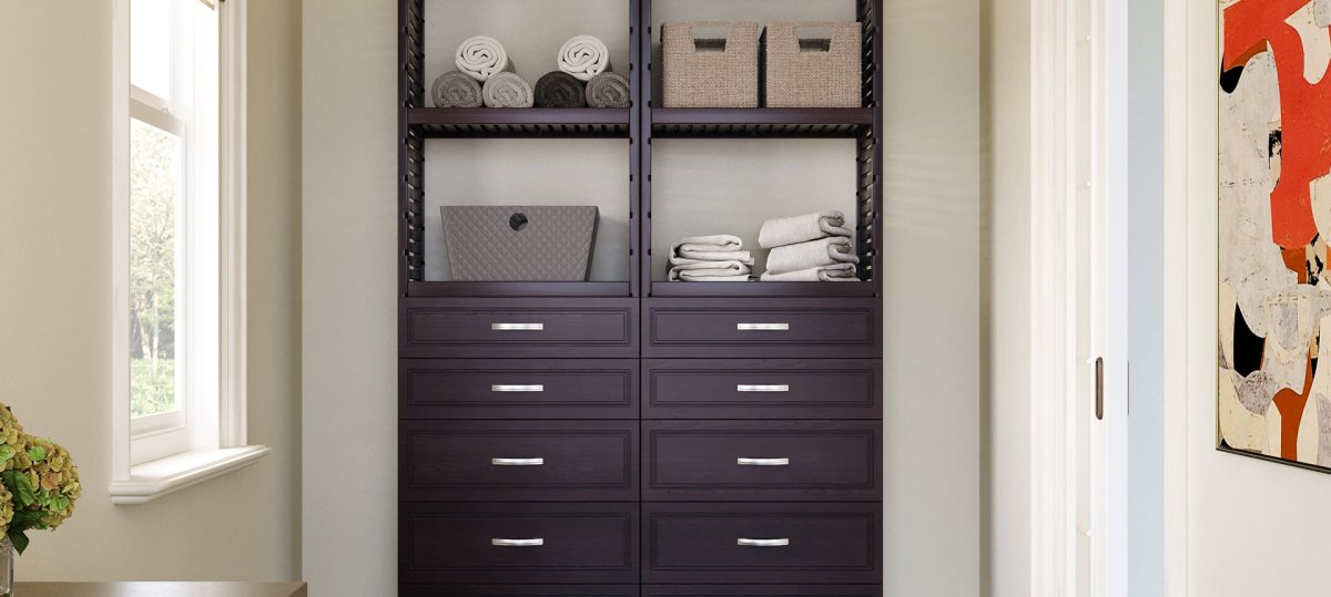 Solid Wood Wall Shelf Storage Towers - John Louis Home