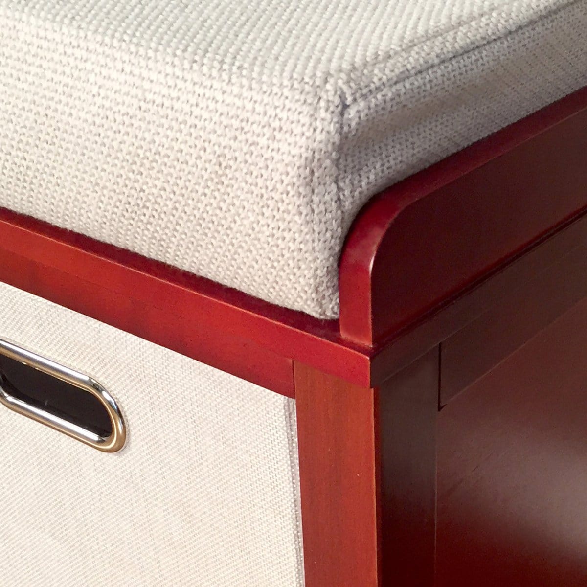 Solid Wood Hall Tree Entryway Bench with 1 Bin & 2 Shoe Dividers - John Louis Home - Hall Trees